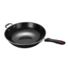 Fábrica al por mayor pearl true no-rust wok wok wok esmalte wok stand de piso happy jiangho utensilios de cocina comercio exterior wok Specification image